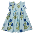 Jaipur Dress, Light Blue Dandelion