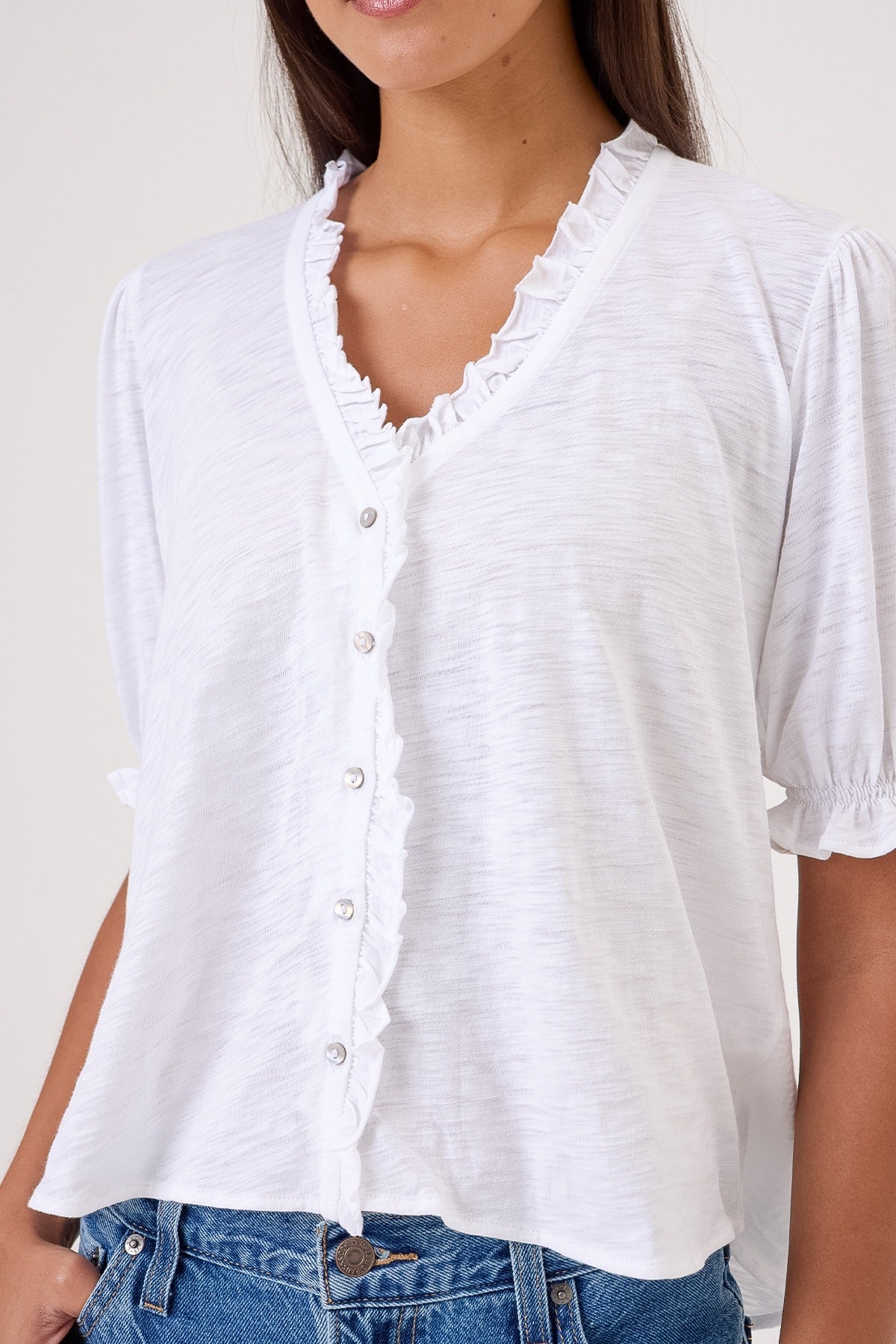 Jenna Blouse, White