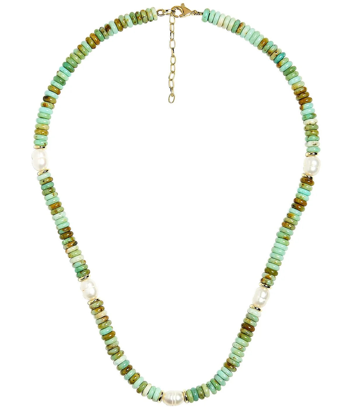 Jenny Quartz Beaded Necklace with Freshwater Pearl