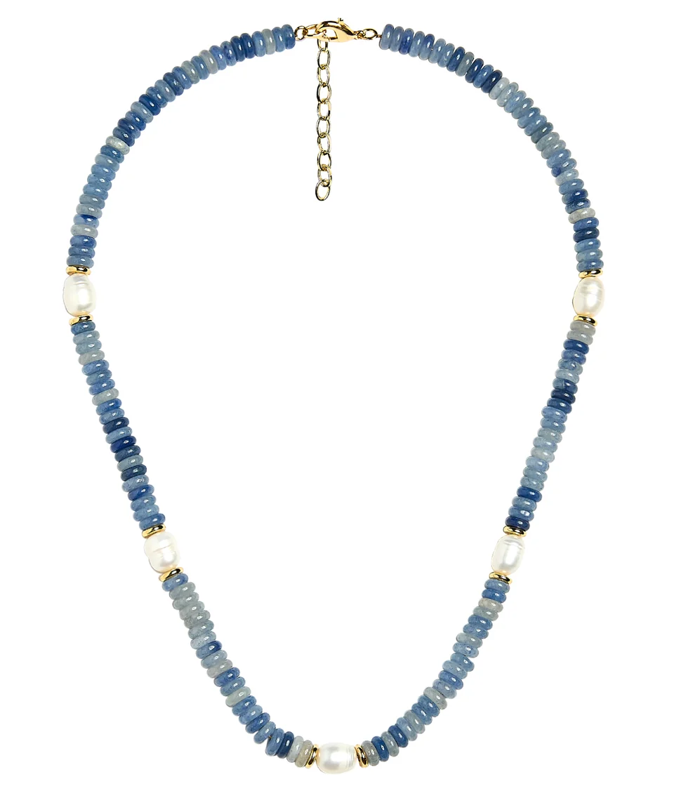 Jenny Quartz Beaded Necklace with Freshwater Pearl
