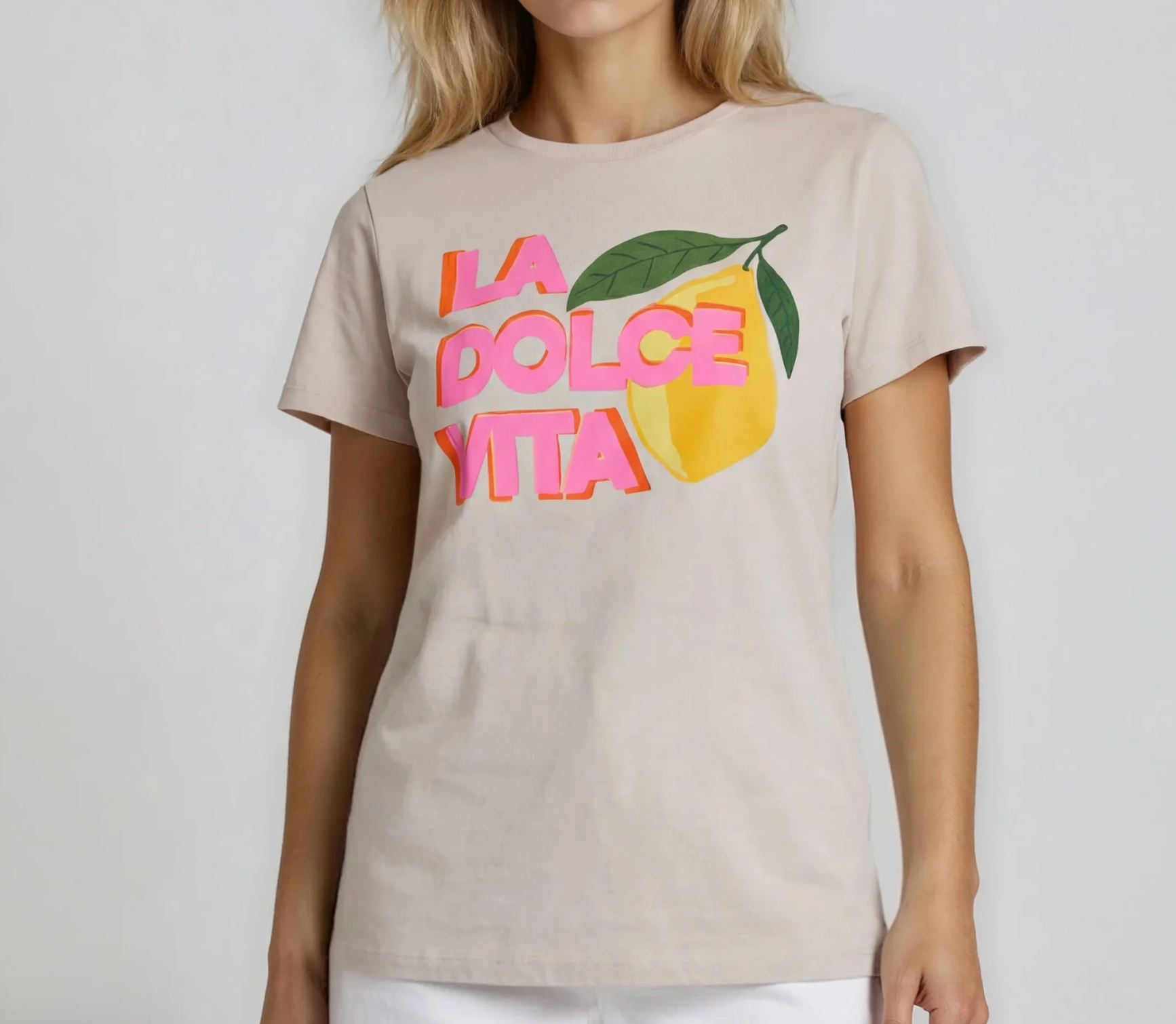La Dolce Vita Perfect Tee, Off White