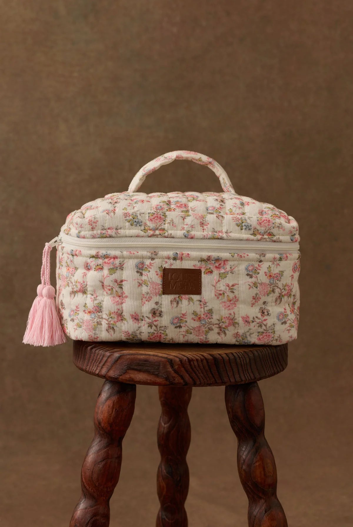 Laety Vanity Case, Carnation Vale Cream