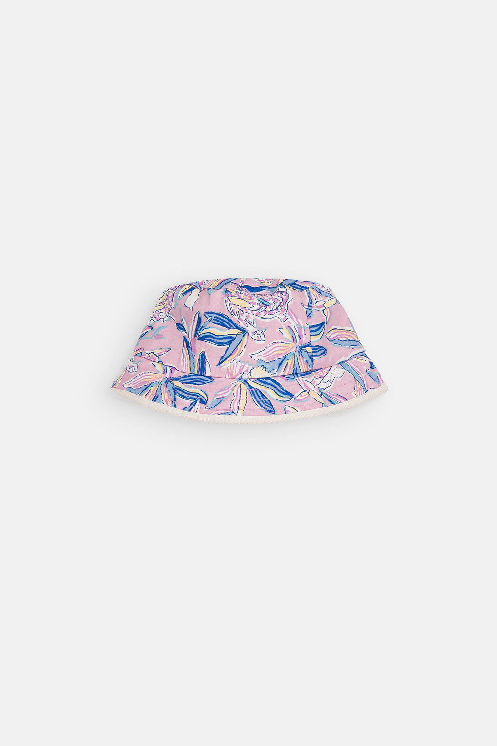 Lajik Bucket Hat, Pink Lush/Blue Hibiscus