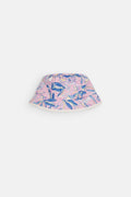 Lajik Bucket Hat, Pink Lush/Blue Hibiscus