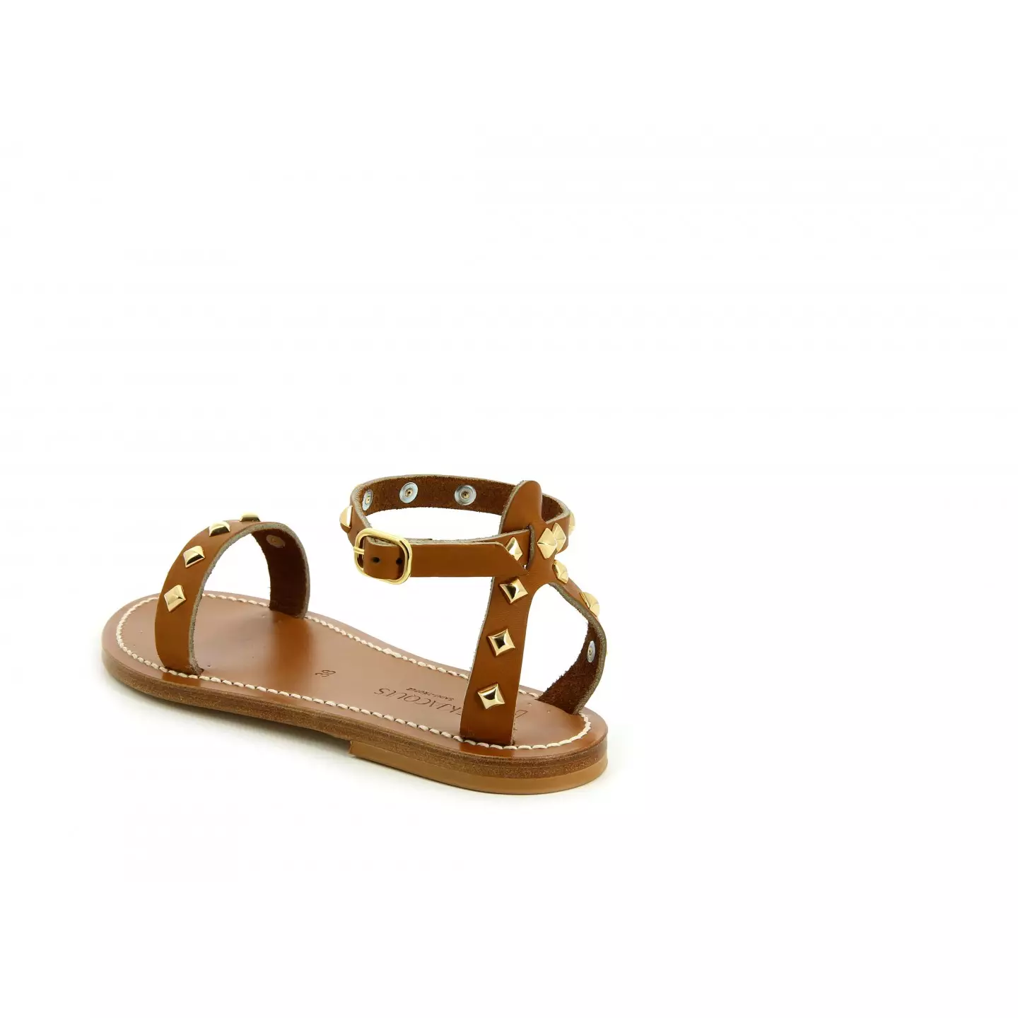 Laurapyr Sandals, Natural & Gold