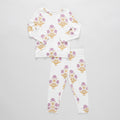 Kids Bamboo PJ Set Lavender Dandelion