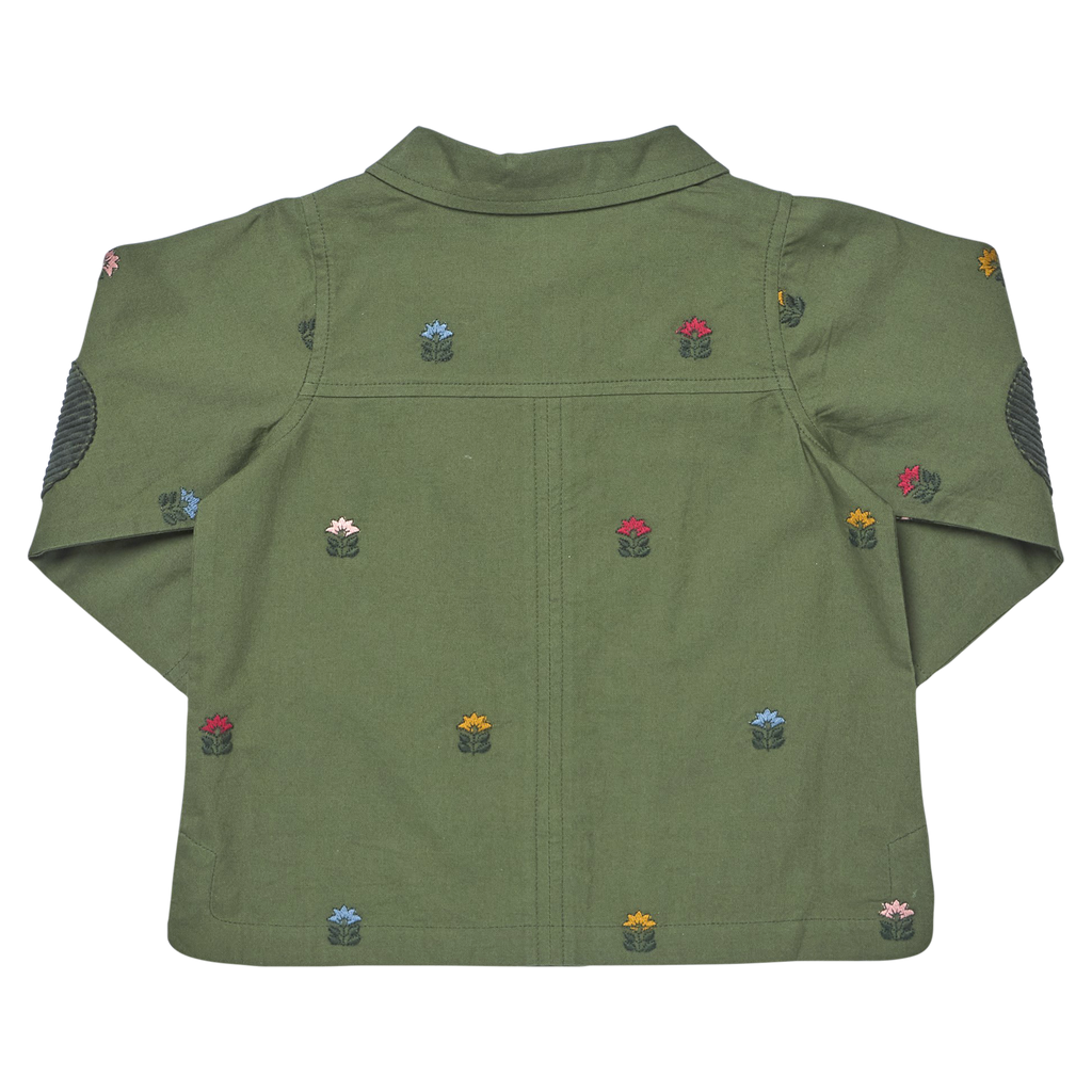 Girls Leona Barn Jacket, Four Leaf Clover