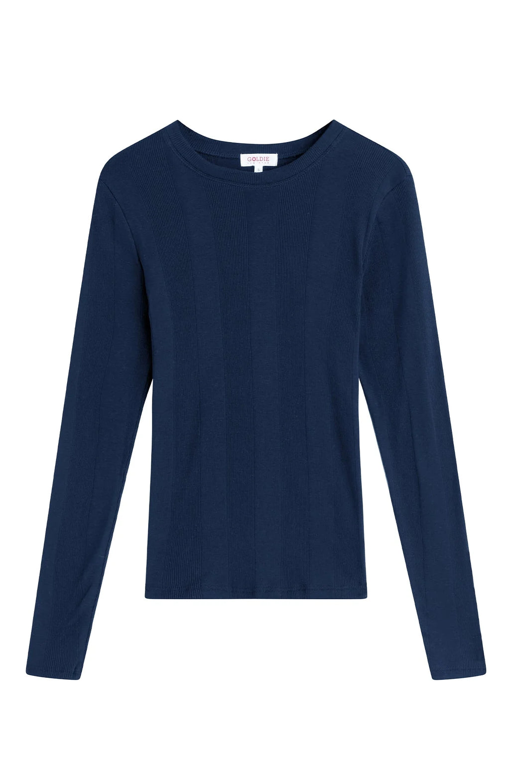 Long Sleeve Variegated Rib Tee
