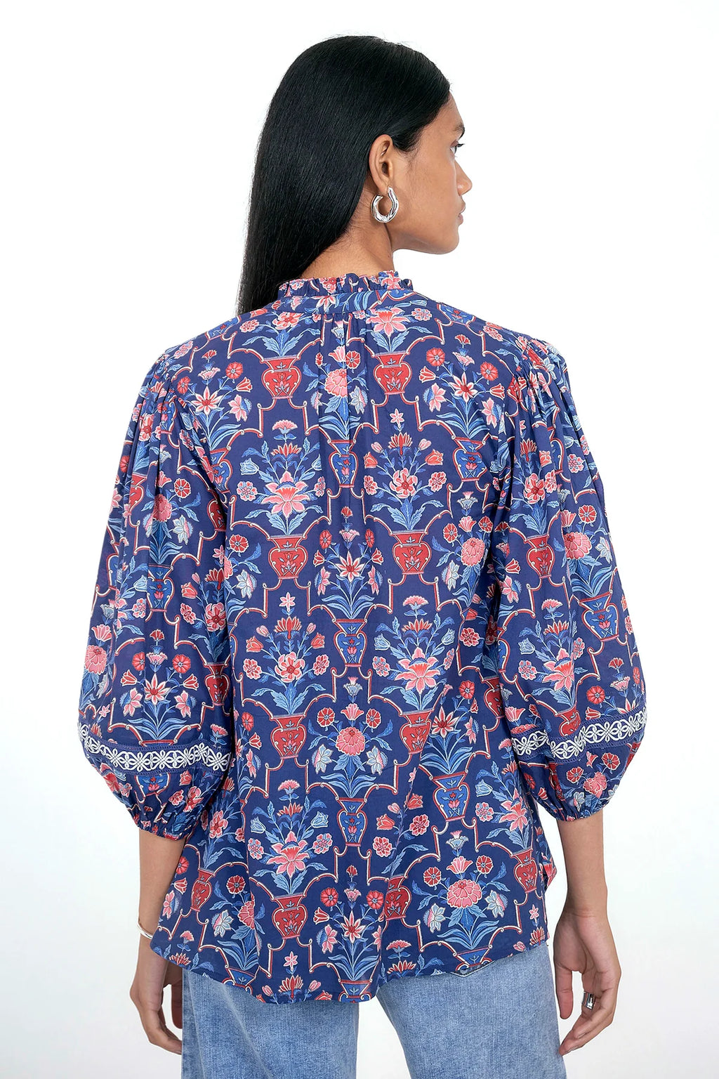 Lorina Top, Medieval Blue