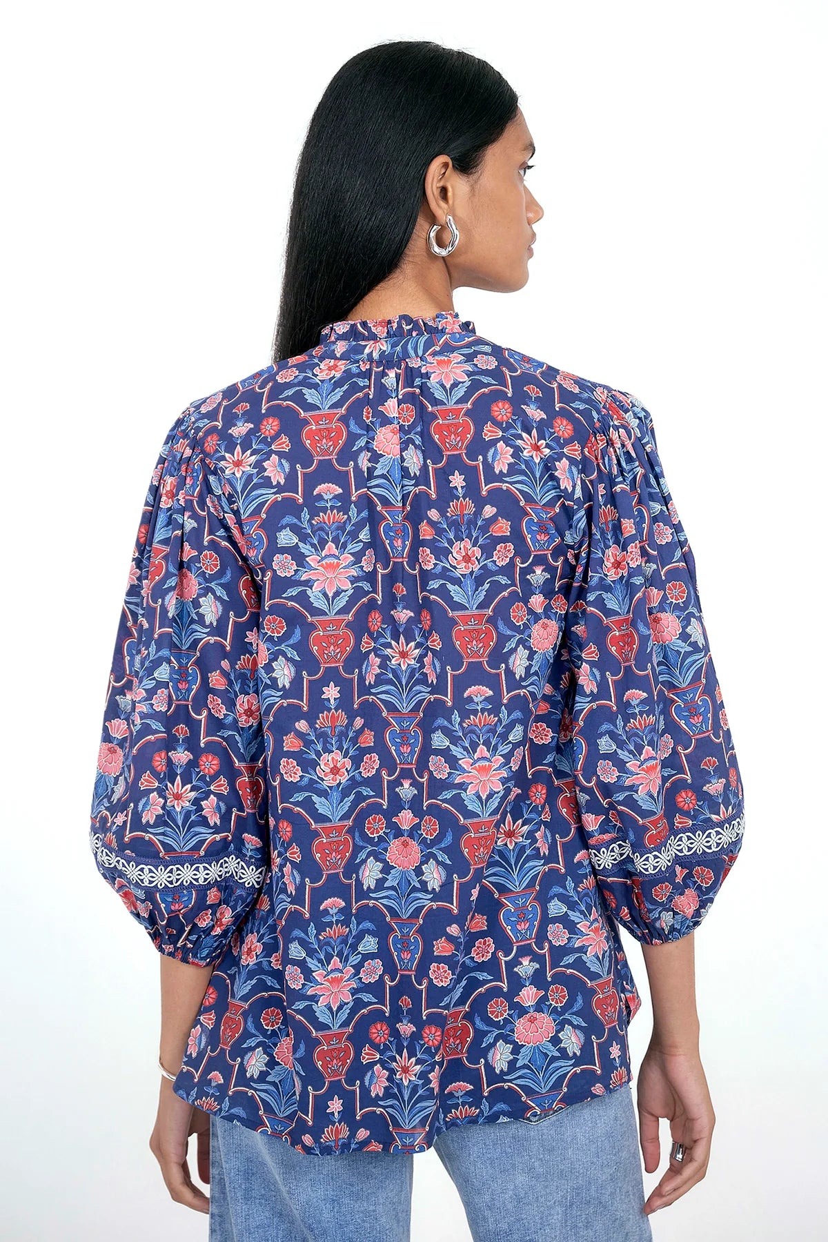 Lorina Top, Medieval Blue
