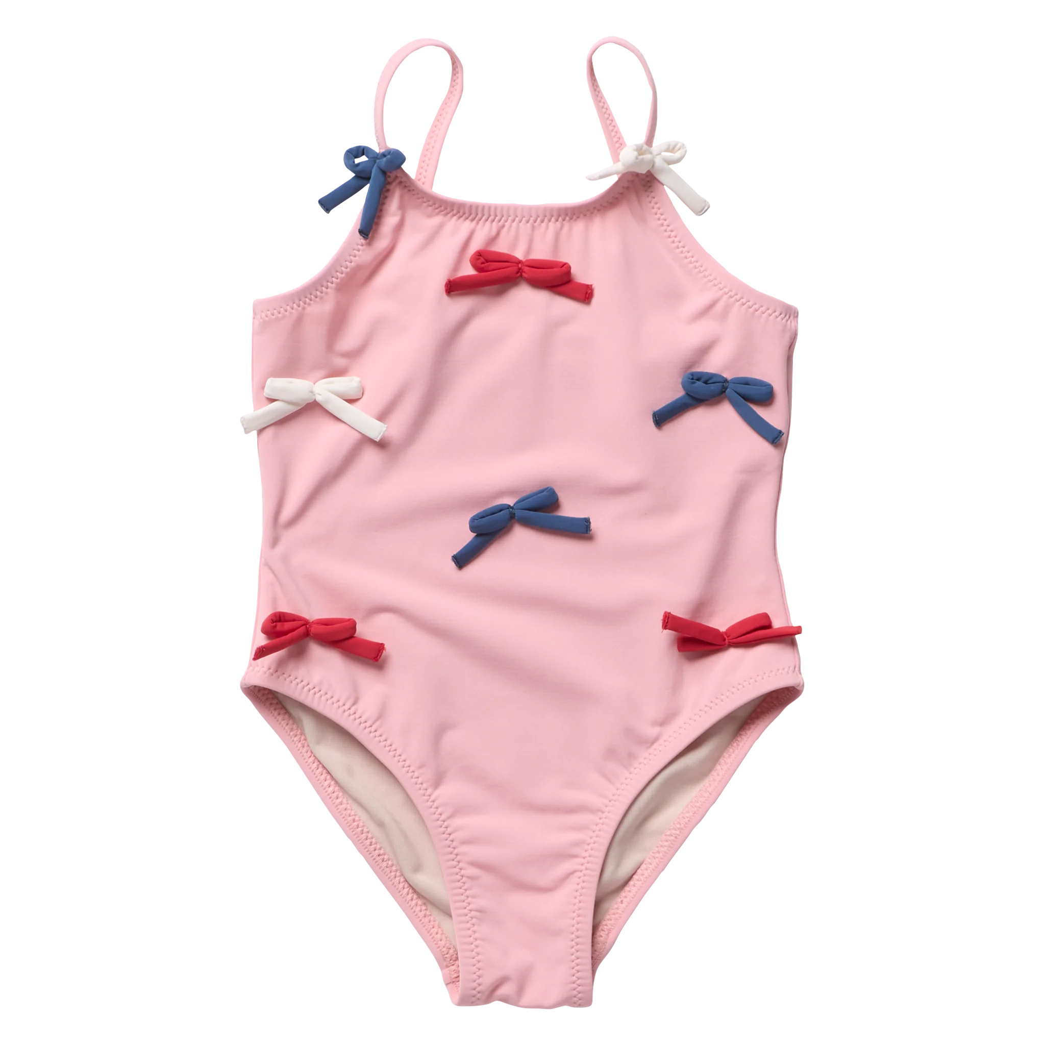 Lottie Suit, Pink Bows