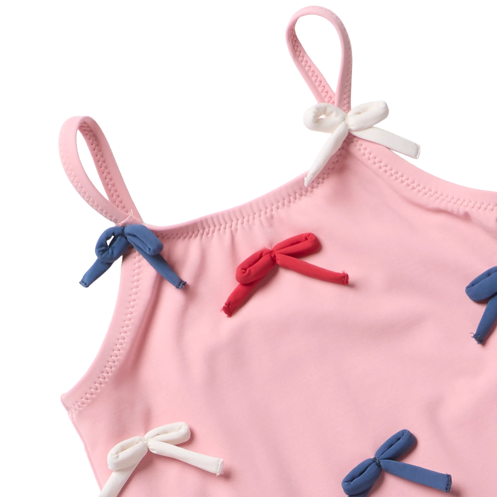 Lottie Suit, Pink Bows