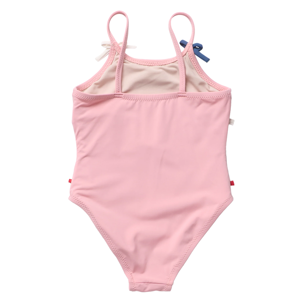 Lottie Suit, Pink Bows