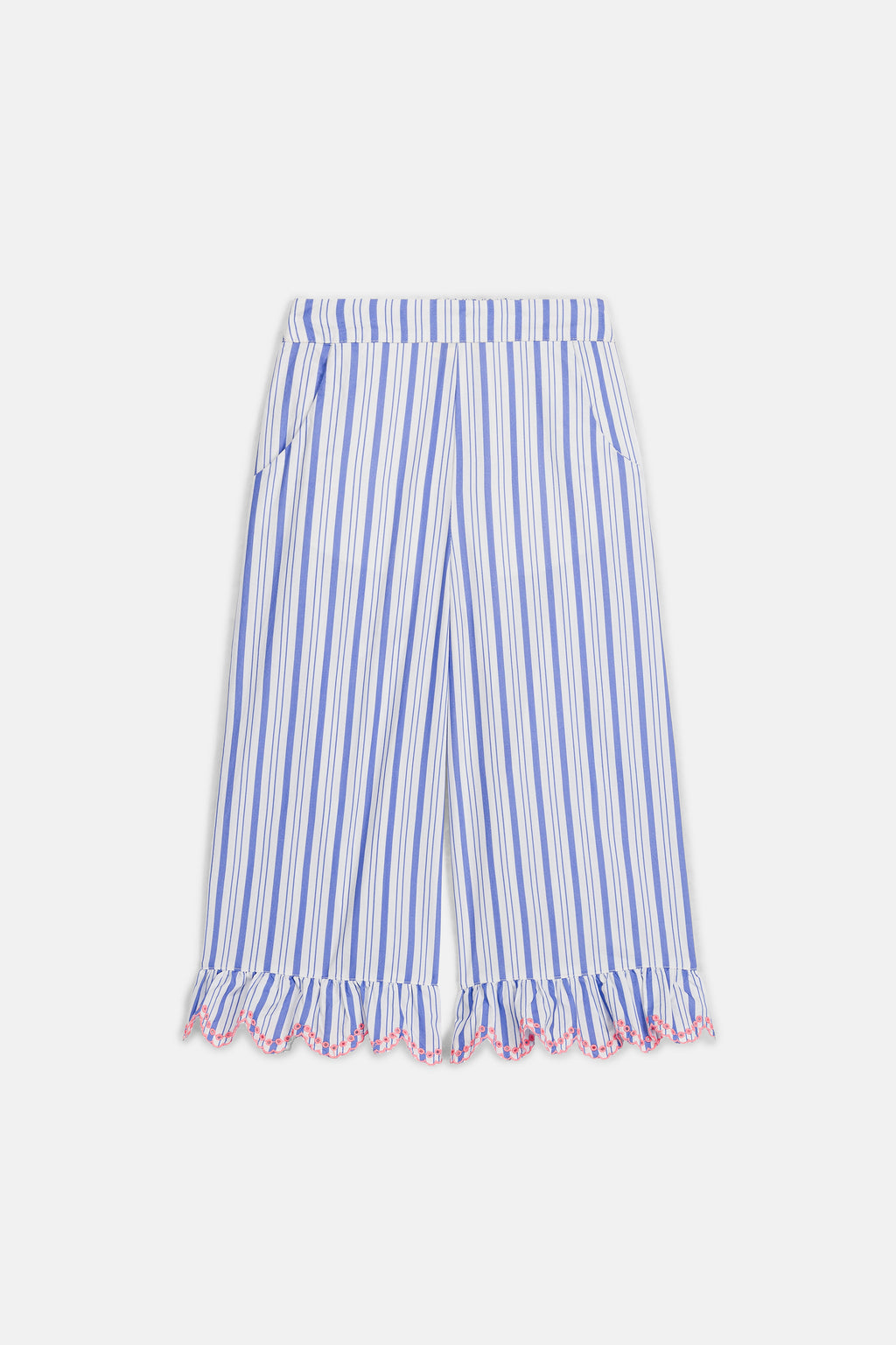 Loukini Pants, Blue Seaside Stripes