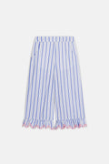 Loukini Pants, Blue Seaside Stripes