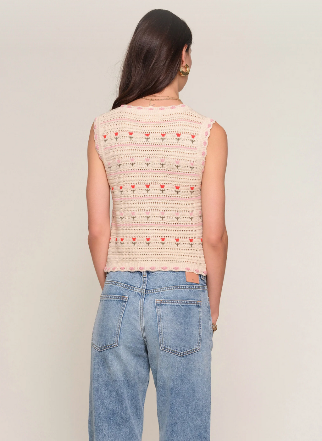 Lucrezia Vest, Ecru