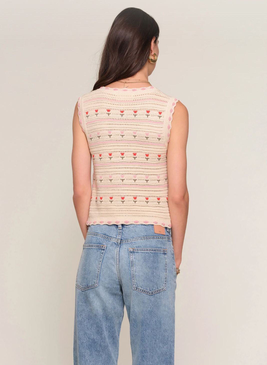 Lucrezia Vest, Ecru