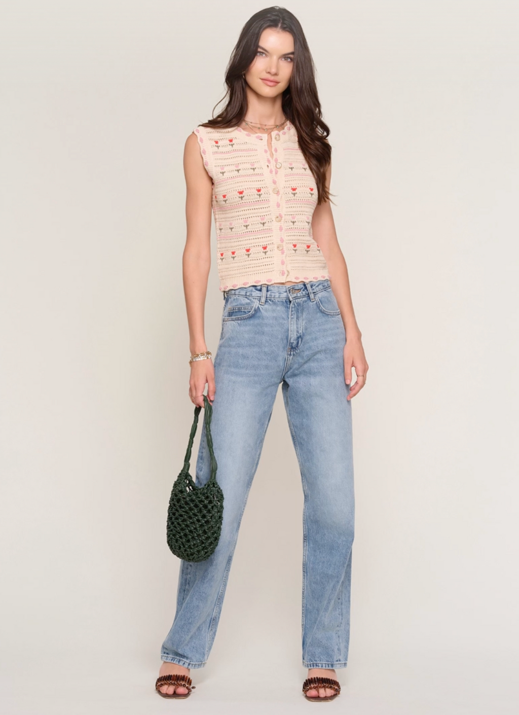 Lucrezia Vest, Ecru