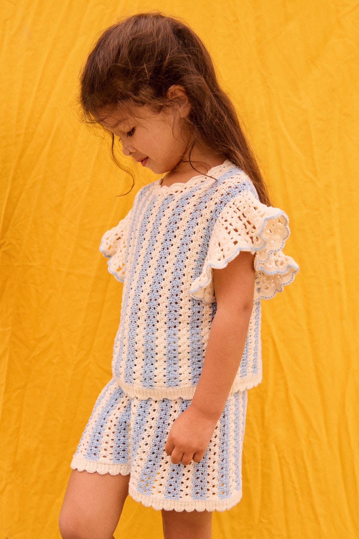 Lyse Top, Blue Stripes