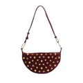 Maeve Studded Bag Burgundy