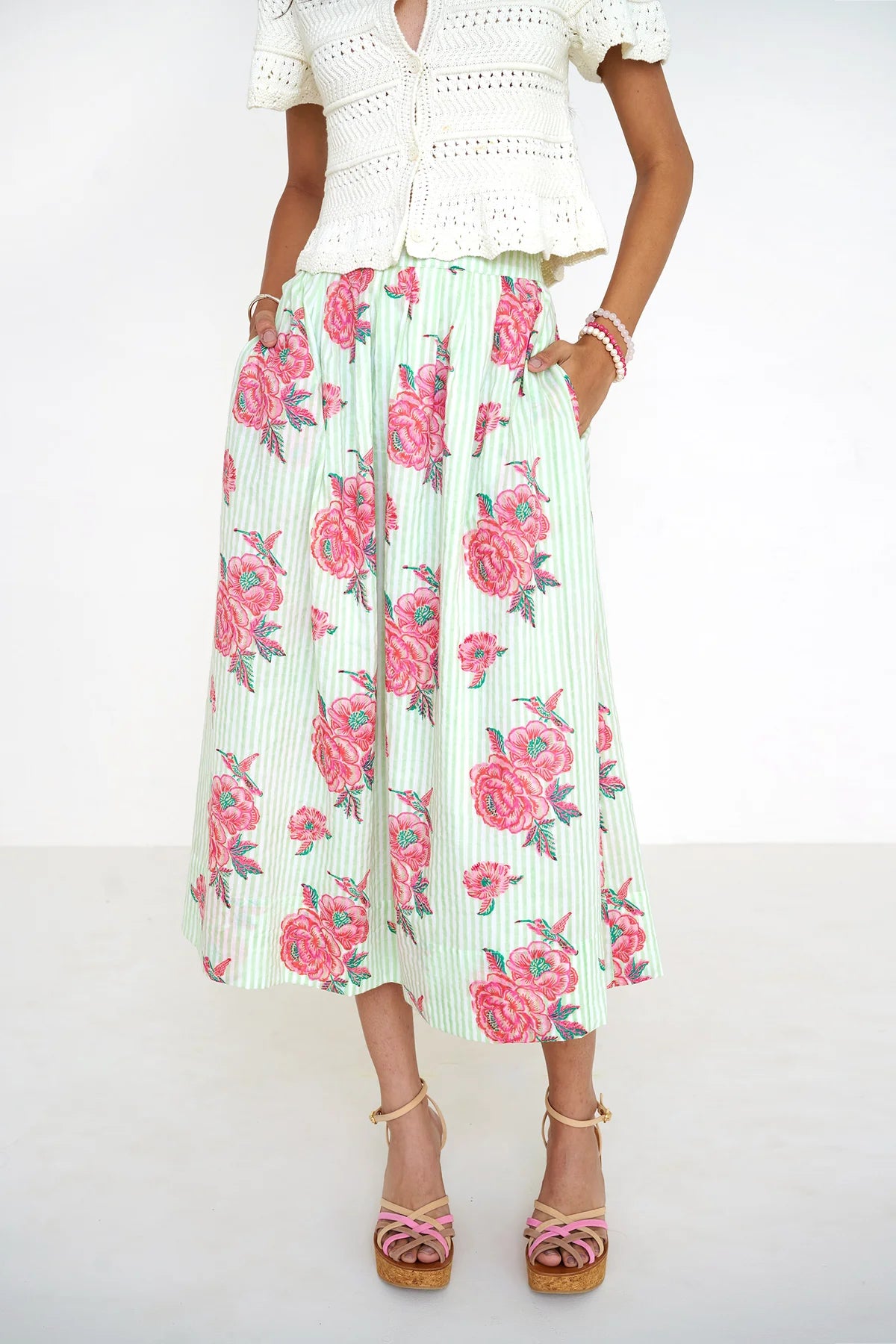 Magdalena Skirt, Pistachio