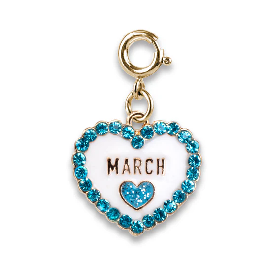 March Birthstone Charm