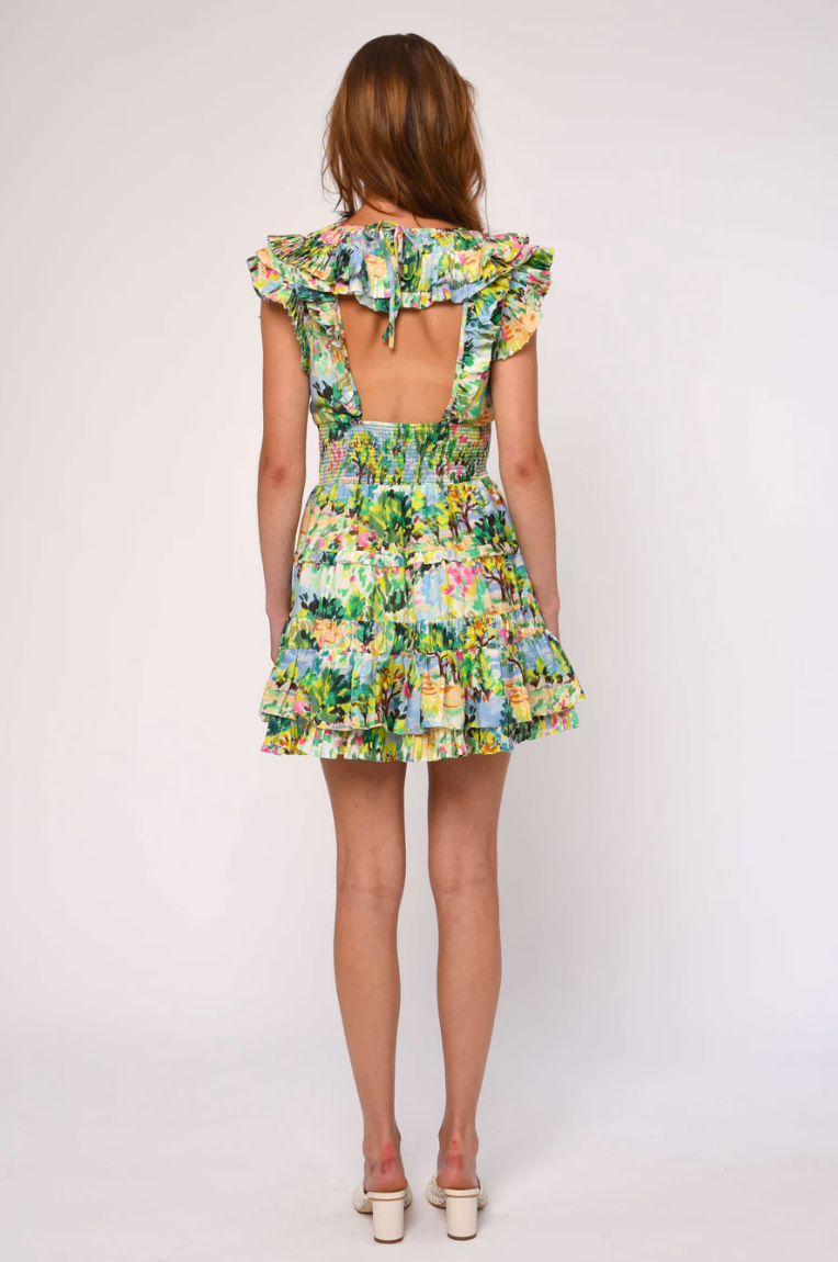 Maribel Dress, Giverny Garden