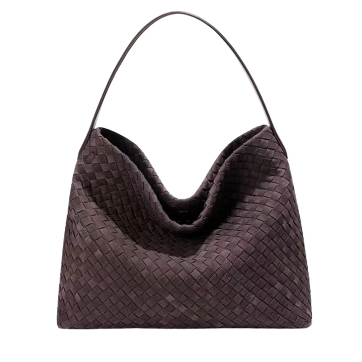 Woven Marin Bag Plum