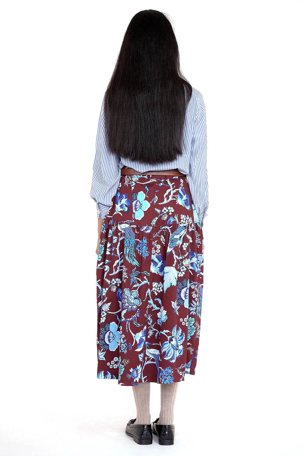 Melodie Skirt, Chintz Cordovan