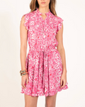 Mini Dress Callie, Pink Aquafloral