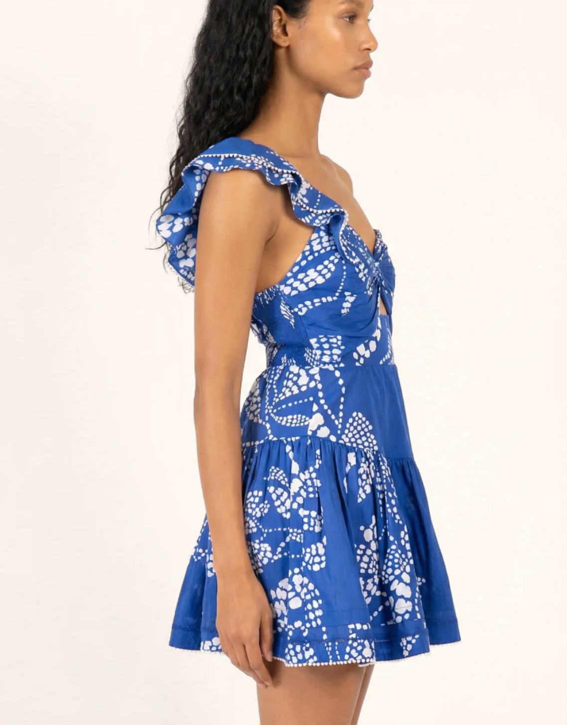 Mini Dress Niki, Blue Austral