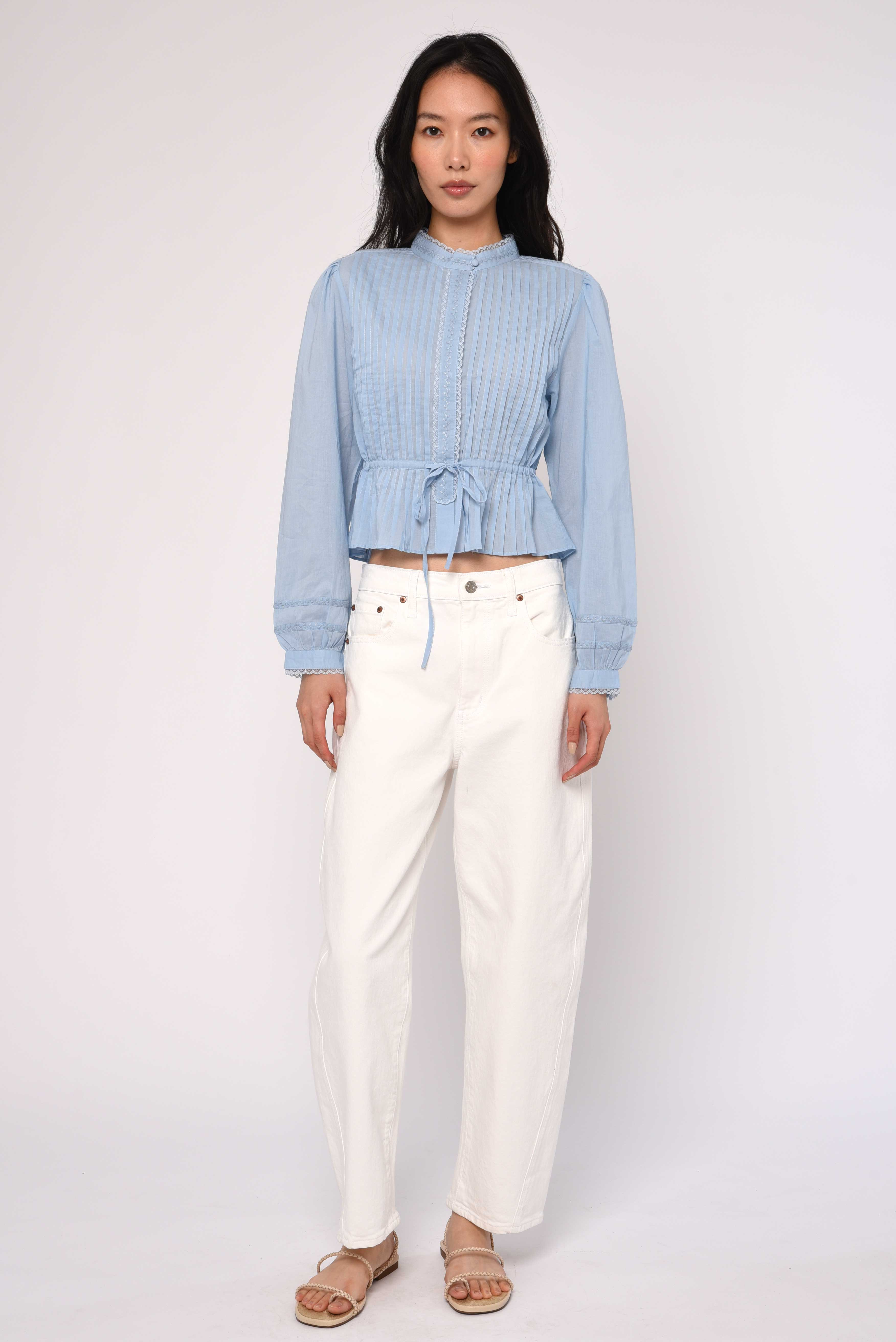 Mira Blouse, Blue Bird