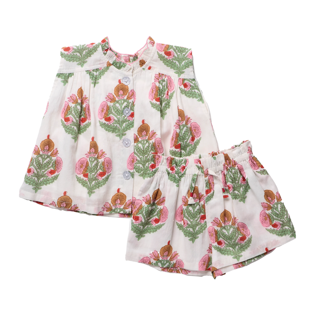 Misha 2-PC Set, Pink Bellflower