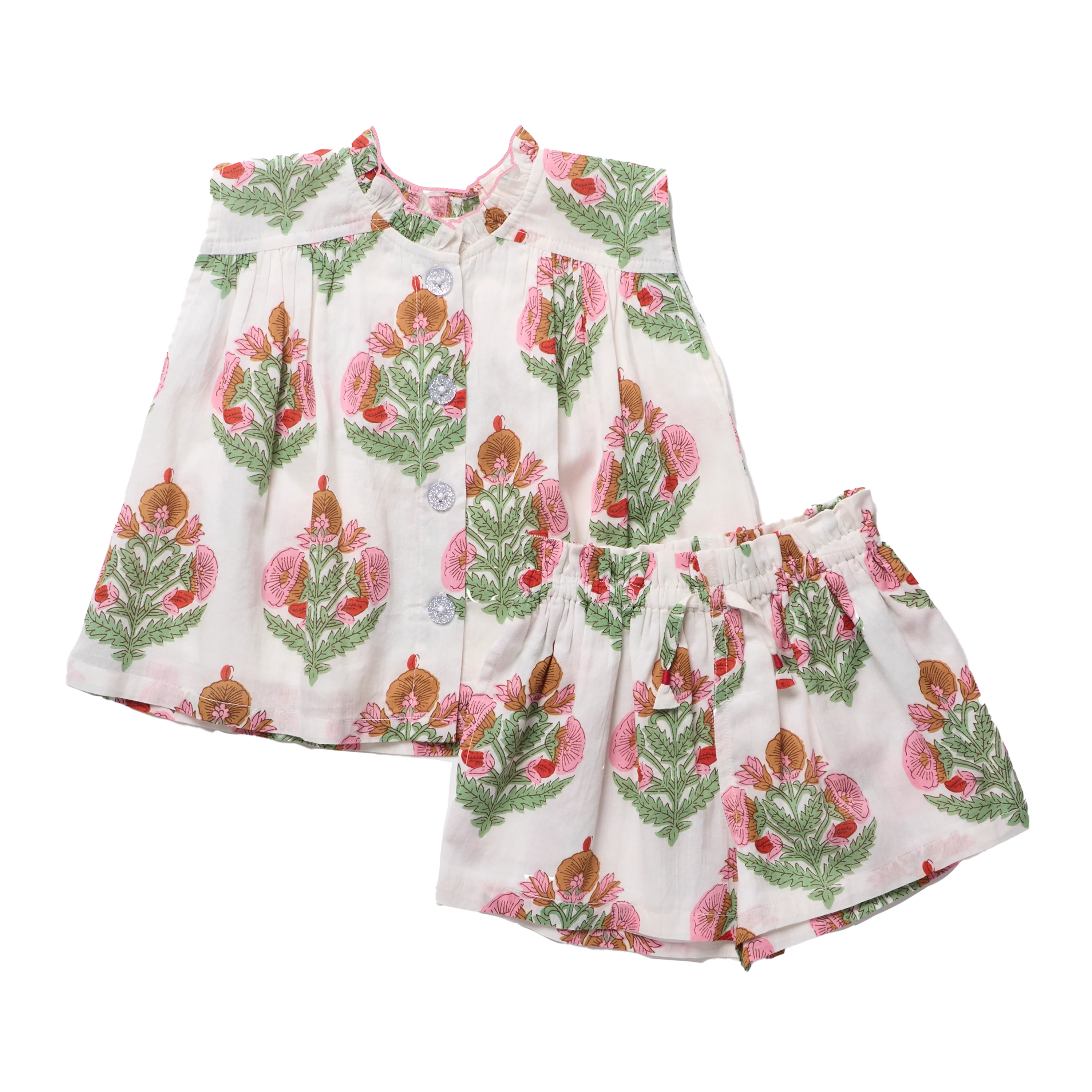 Misha 2-PC Set, Pink Bellflower