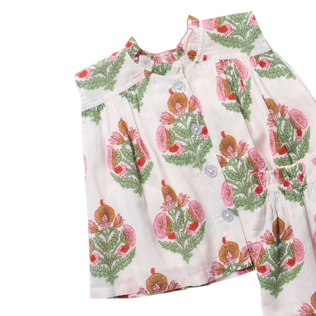 Misha 2-PC Set, Pink Bellflower