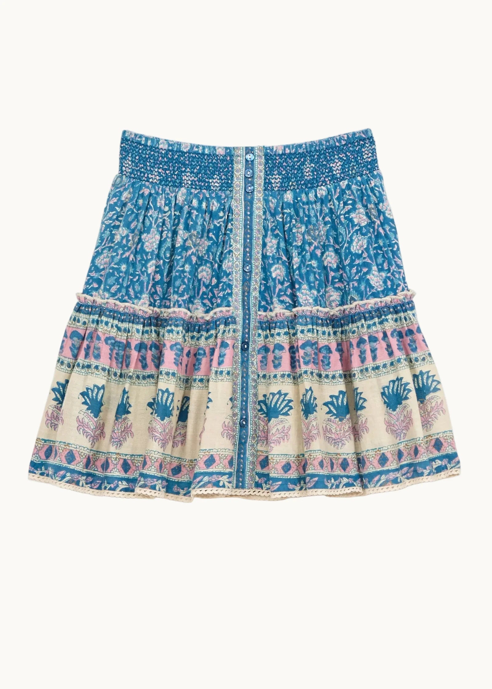 Myla Print Mini Skirt, Multi