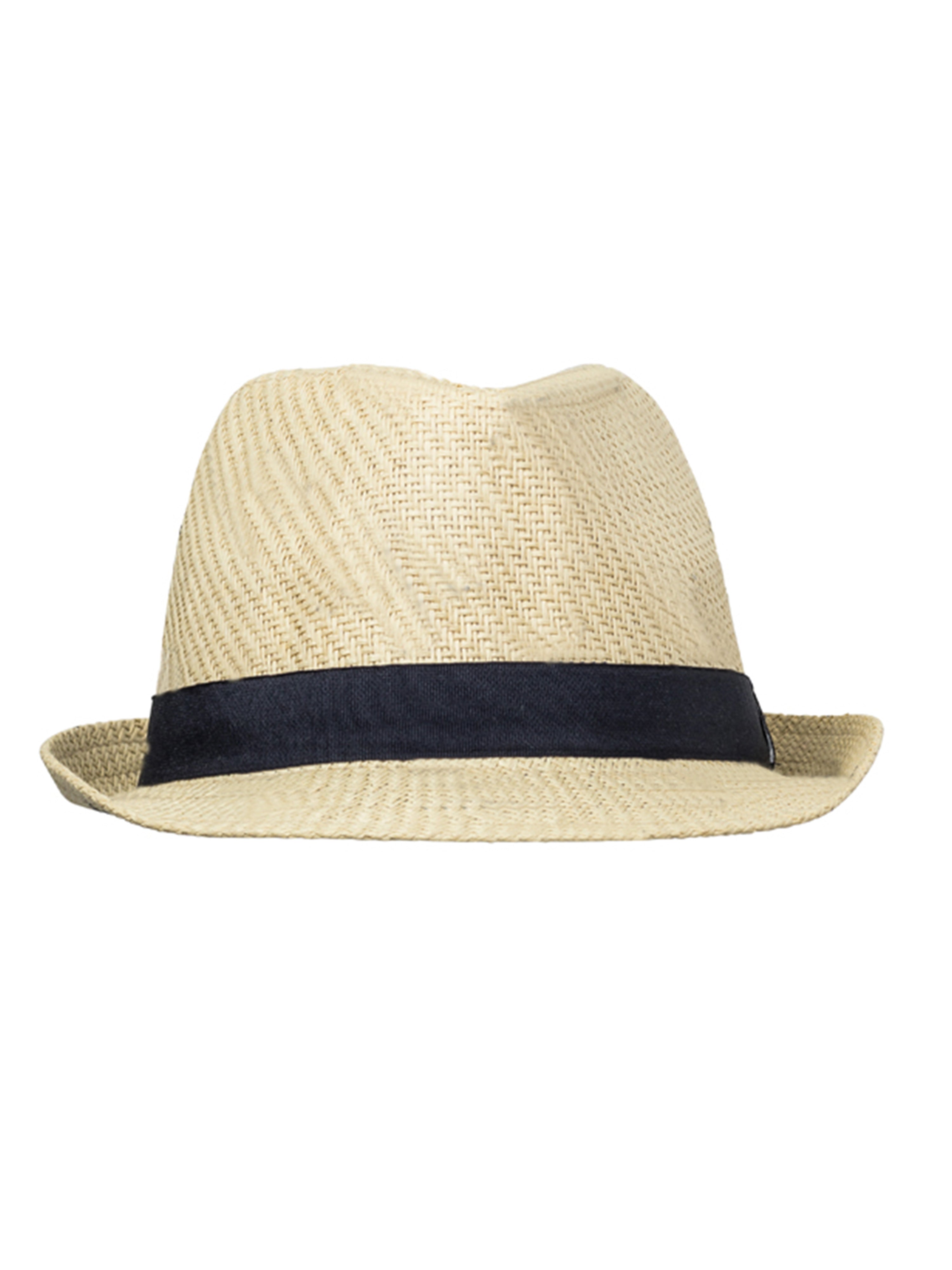 Boys Navy Trim Fedora