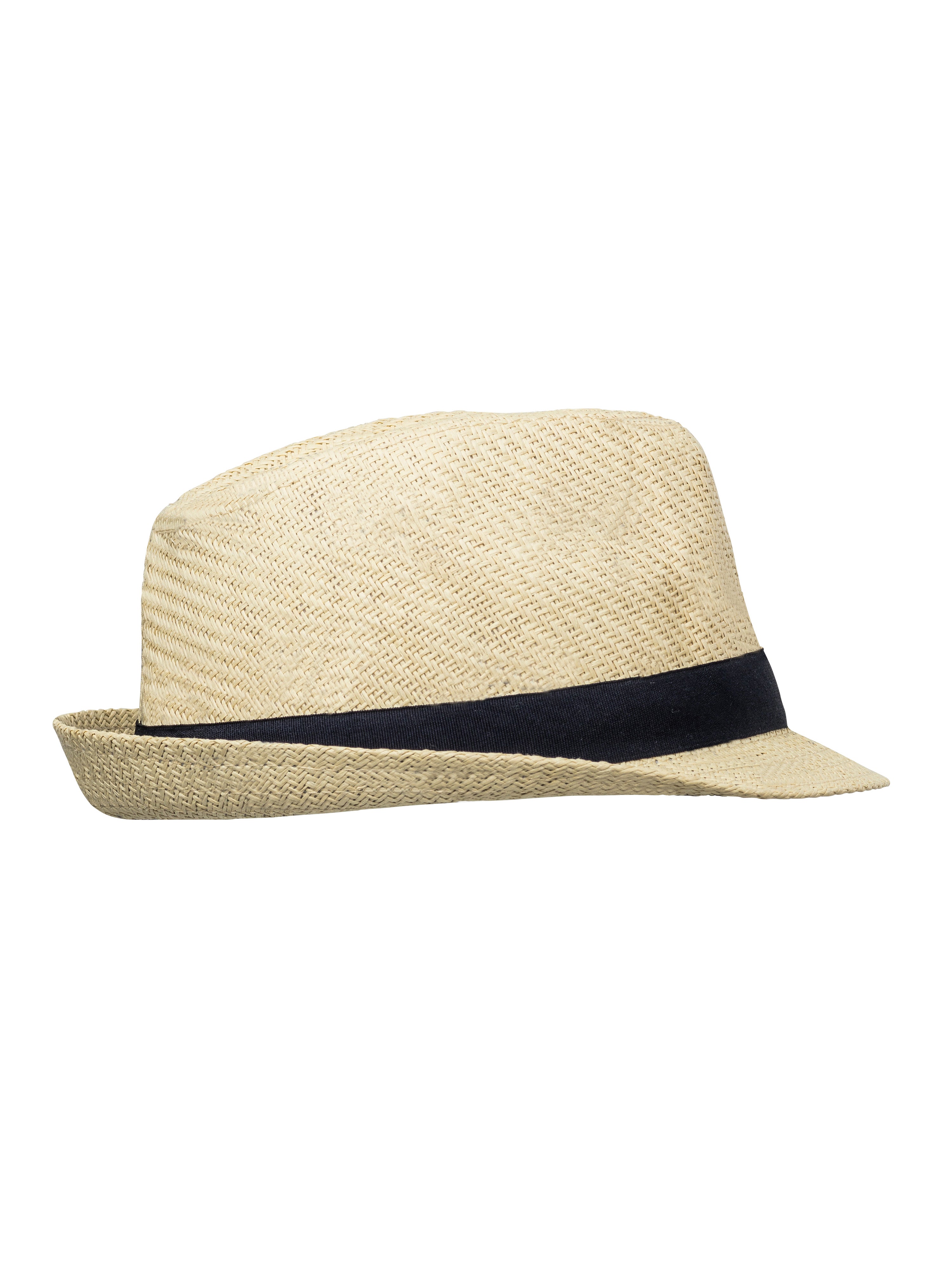 Boys Navy Trim Fedora