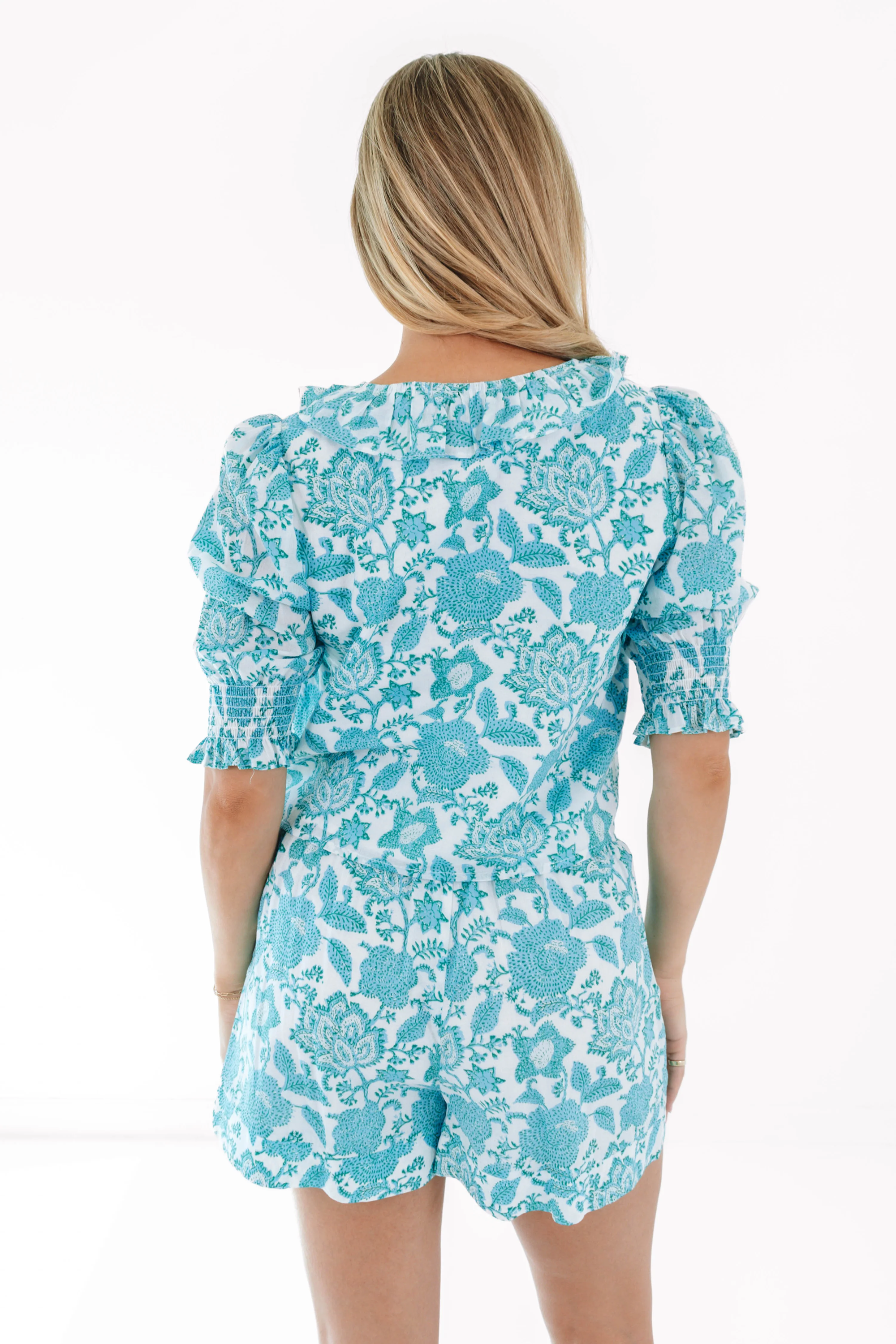 Nina Ruffle Short Set