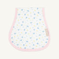 Oopsie Daisy Burp Cloth, Palm Beach Pink Dunwoody Daisy
