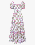 Palermo Dress, Schiffli Folk Posey