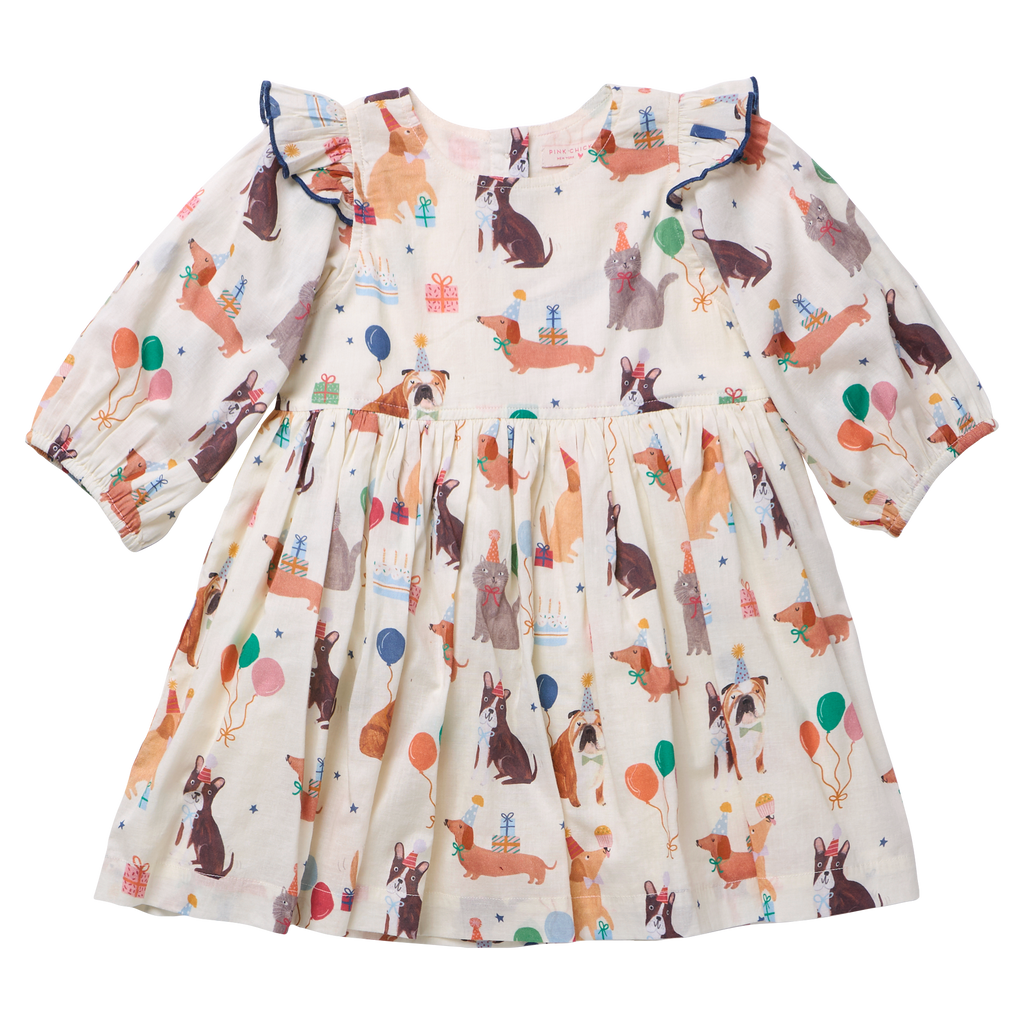 Girls Brooke Dress, Party Pets
