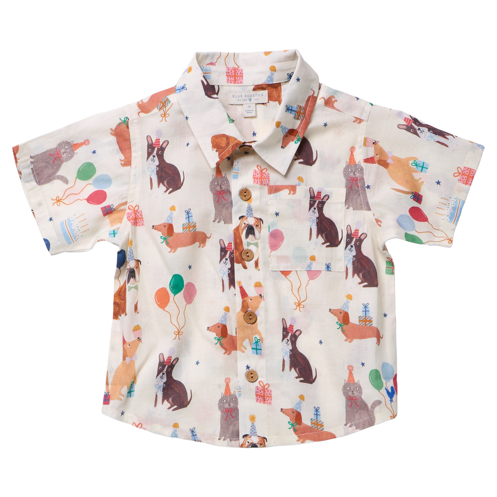 Boys Jack Shirt, Party Pets