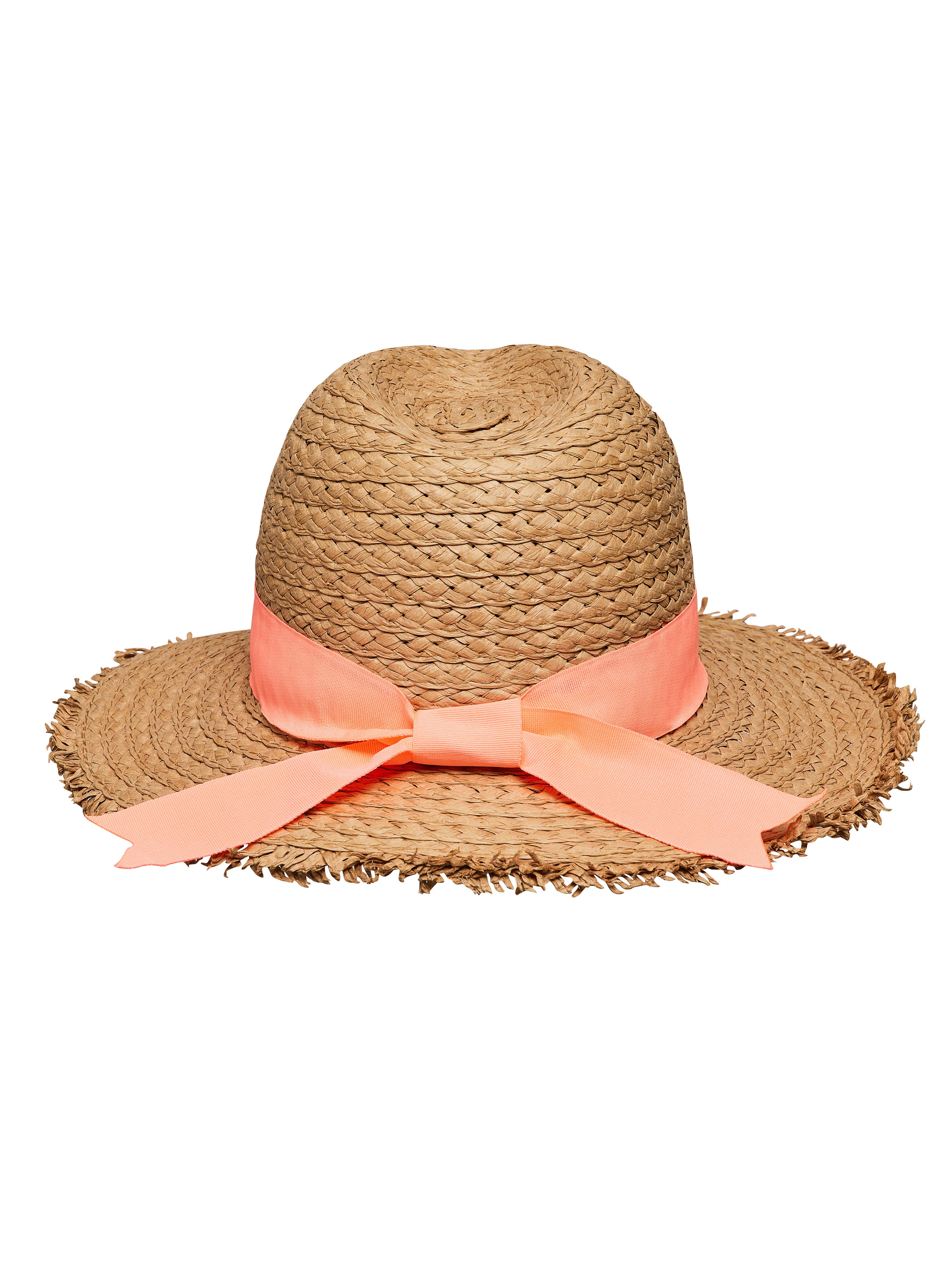 Peachy Ribbon Sun Hat