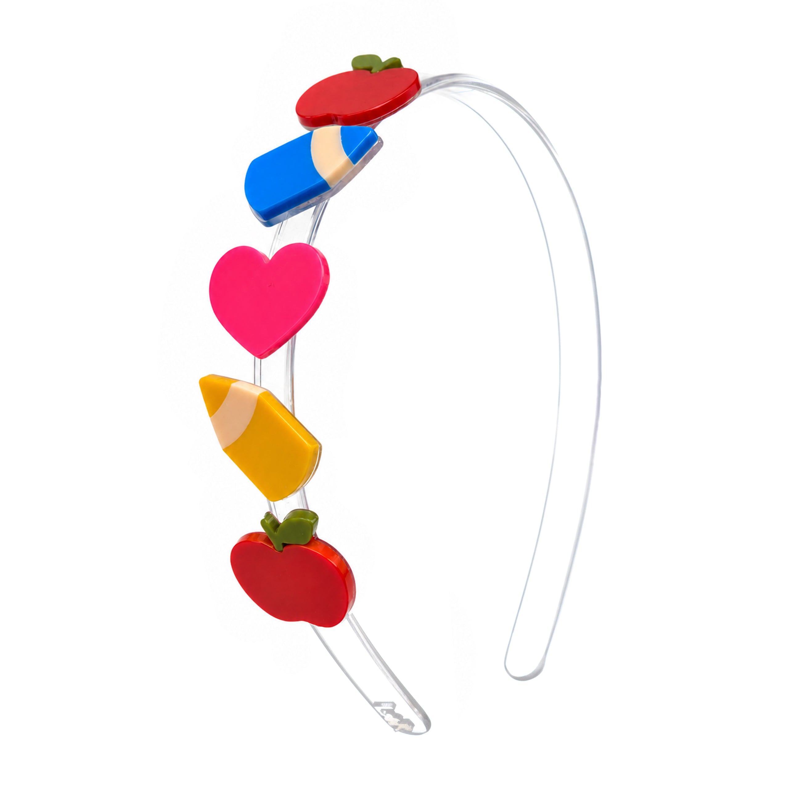Pencil, Apple, & Heart Parade Headband