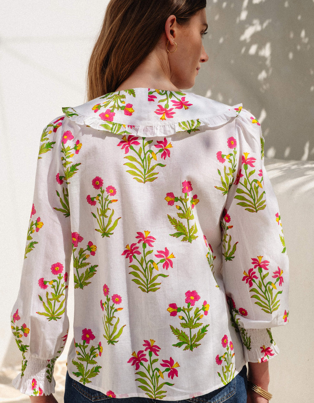 Apple Blouse Electric Meadow