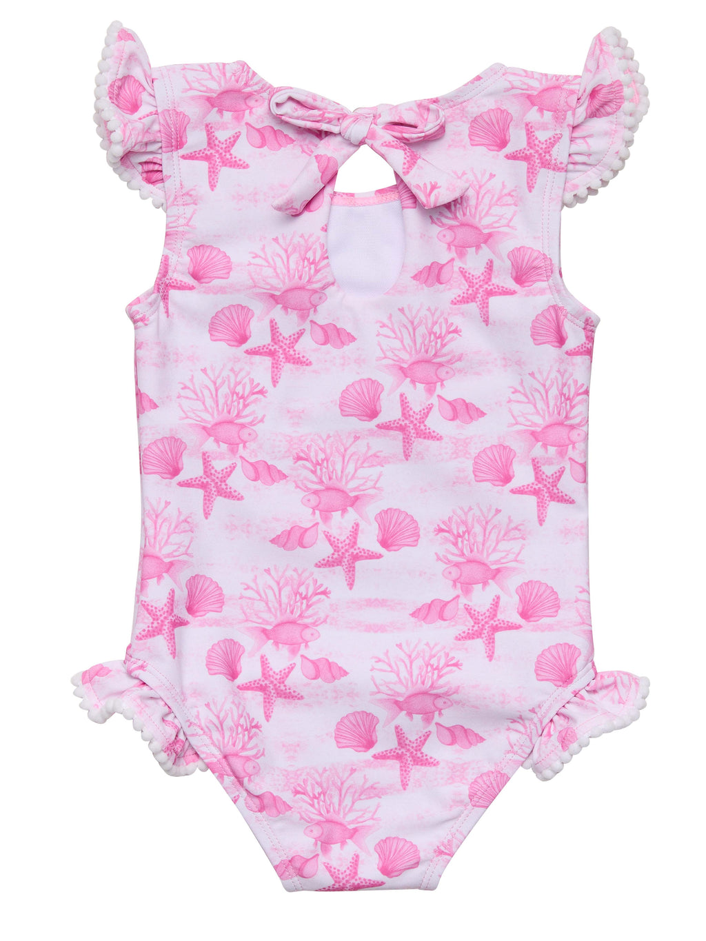 Infant Pink Lagoon Frill Swimsuit