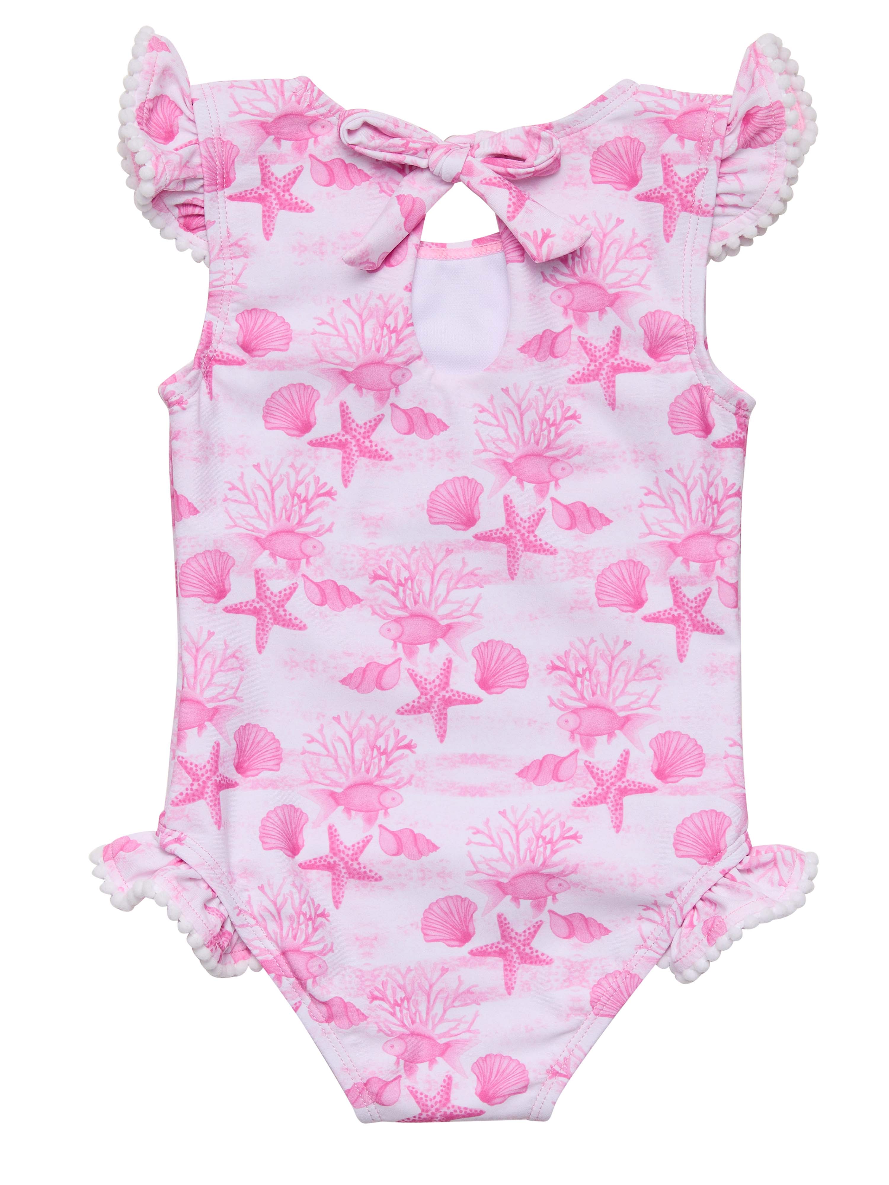 Infant Pink Lagoon Frill Swimsuit