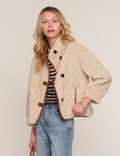 Plaza Jacket, Ecru