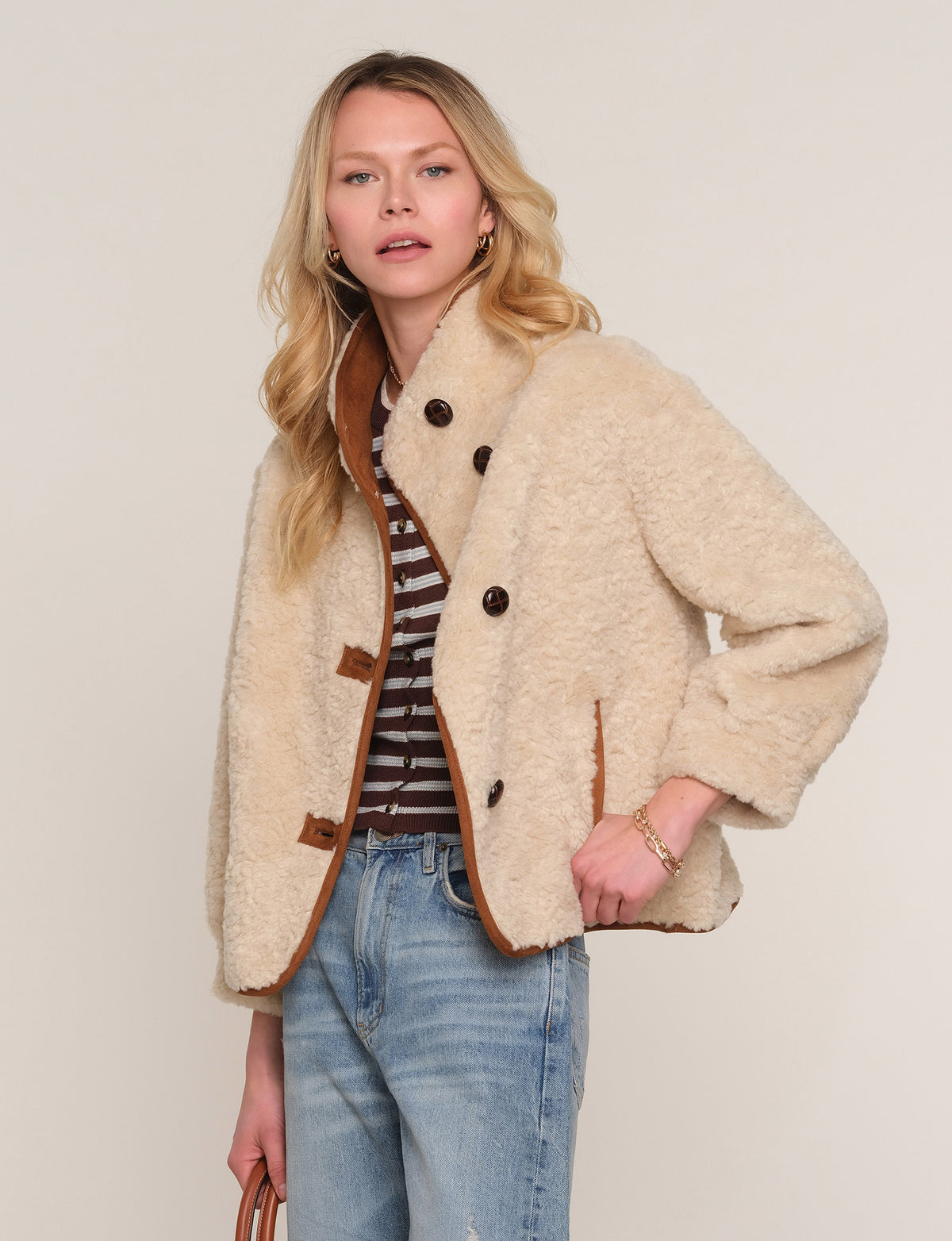 Plaza Jacket, Ecru